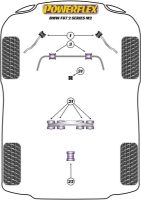 Powerflex: Rear Diff Rear Mounting Bush (1pk) : BMW F87 2 Series M2