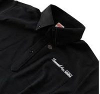 HKS:  Polo shirt XX Large Tuned by HKS - BLACK