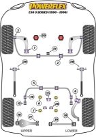 Powerflex : Rear ARB Link To ARB Bush (Black Series) :BMW E36 3 Series 90-98