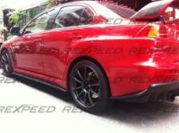 Rexpeed Rear Bumper Side Spats - Evo X