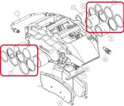 Alcon: Front Caliper Piston Seal Kit: Evo CR6 Race Caliper: Evo IV - X
