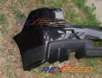 Rexpeed Carbon Rear Corner Extensions - Evo X